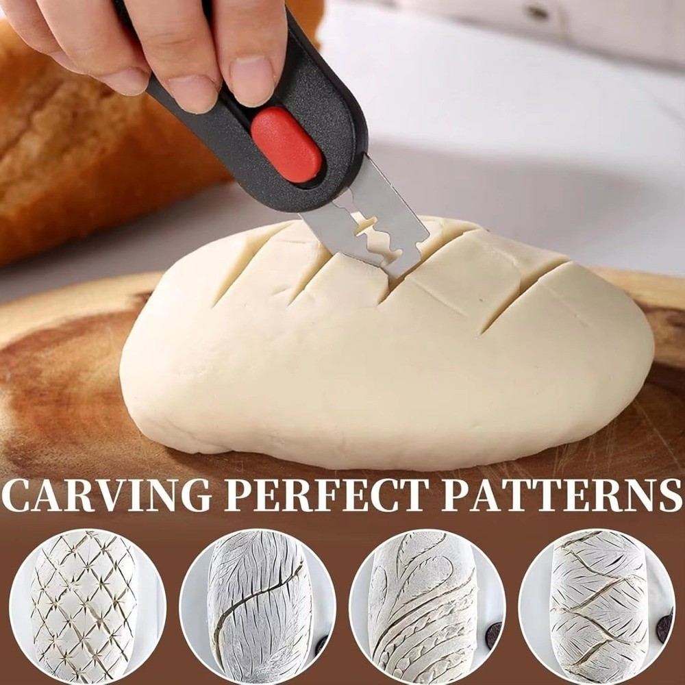 Bread Lame Scoring - มีดตัดแป้งแม่เหล็ก คมกริบ สำหรับทำขนม DIY ใช้งานง่าย พร้อมด้ามจับถนัดมือ