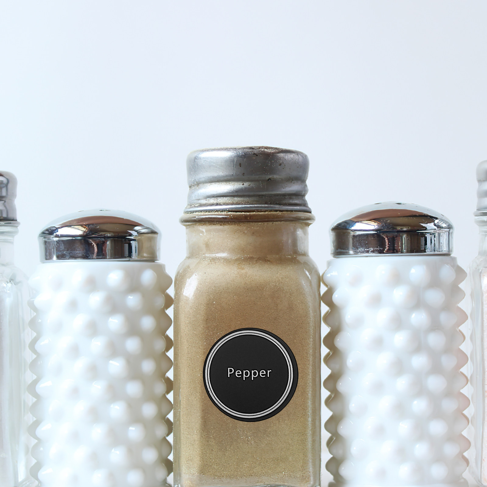 Kitchen Baking Organization - สติกเกอร์กระดานดำ 13 แผ่น สำหรับติดขวดเครื่องเทศ กระปุกน้ำผึ้ง ภาชนะเตรียมอาหาร