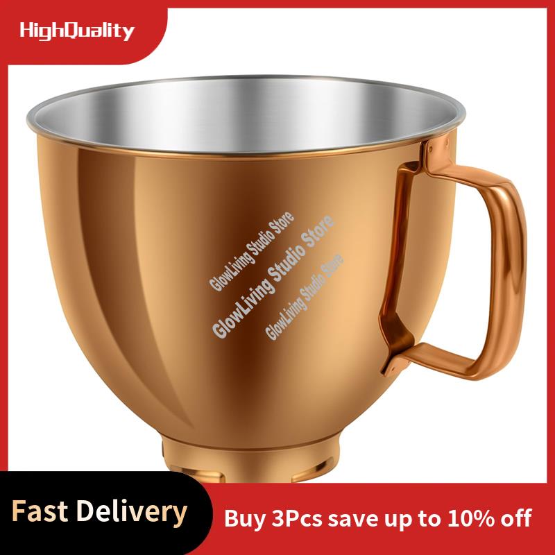 Kitchenaid Mixer Artisan 5Qt - 5 QT สแตนเลสสตีลชามผสมสำหรับ Kitchenaid Artisan&คลาสสิก 4.5-5QT