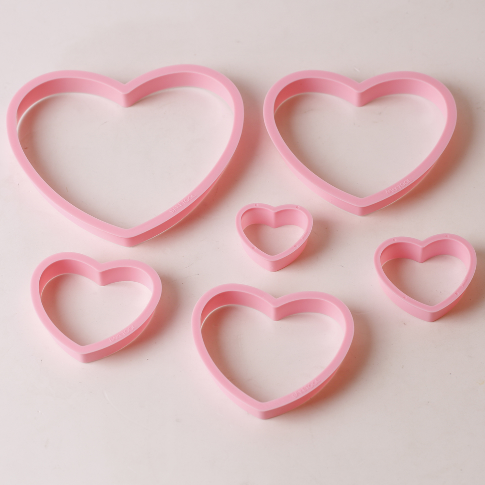 1 ชุด/3 ชุดหัวใจสีชมพู Star ดอ - Kitchen Baking Set บทวิจารณ์และราคา