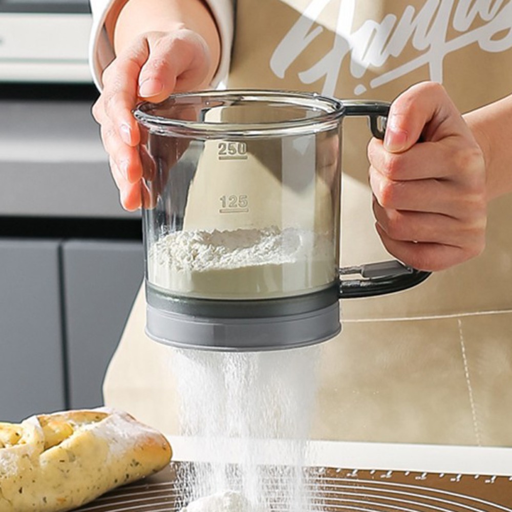 เครื่องร่อนแป้งสองชั้นพร้อมด้า - Baking Powder Kitchen บทวิจารณ์และราคา
