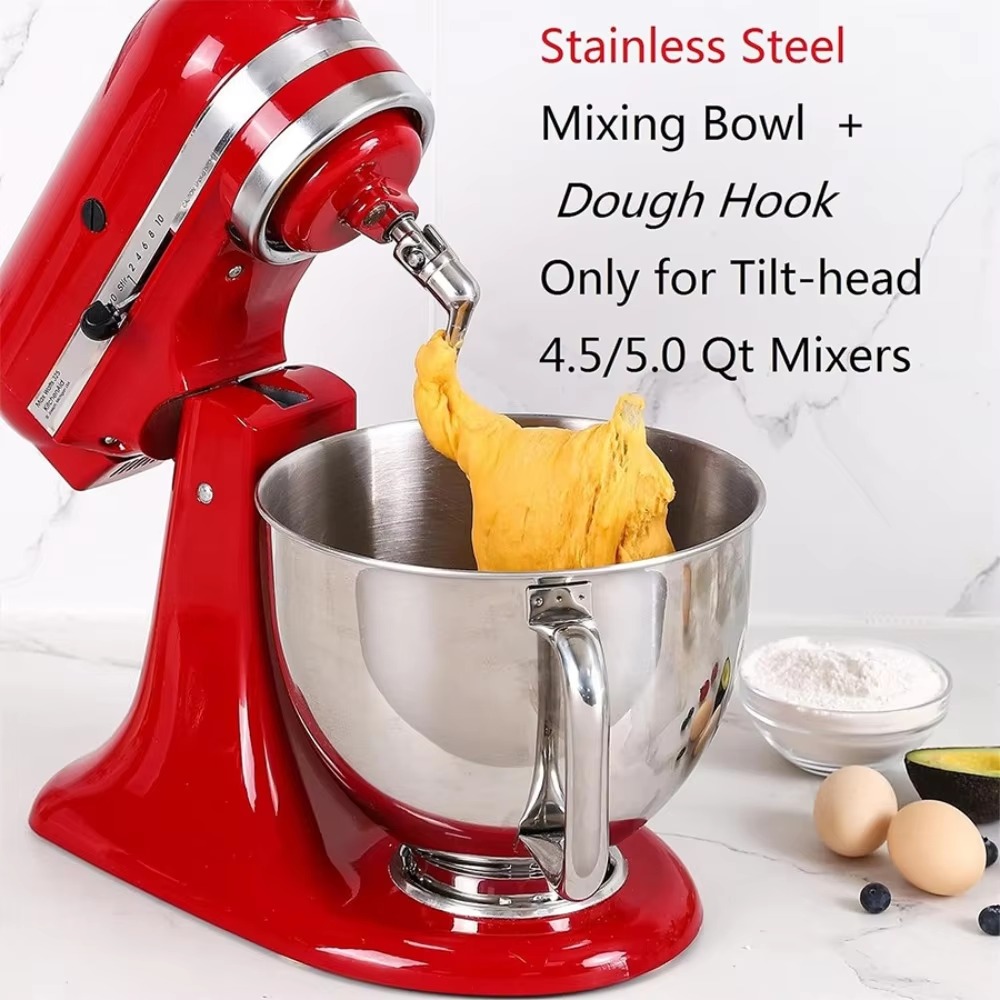 ชามผสมสแตนเลสขนาด 4.5-5 ควอร์ต - Kitchenaid Mixer Artisan 5Qt บทวิจารณ์และราคา