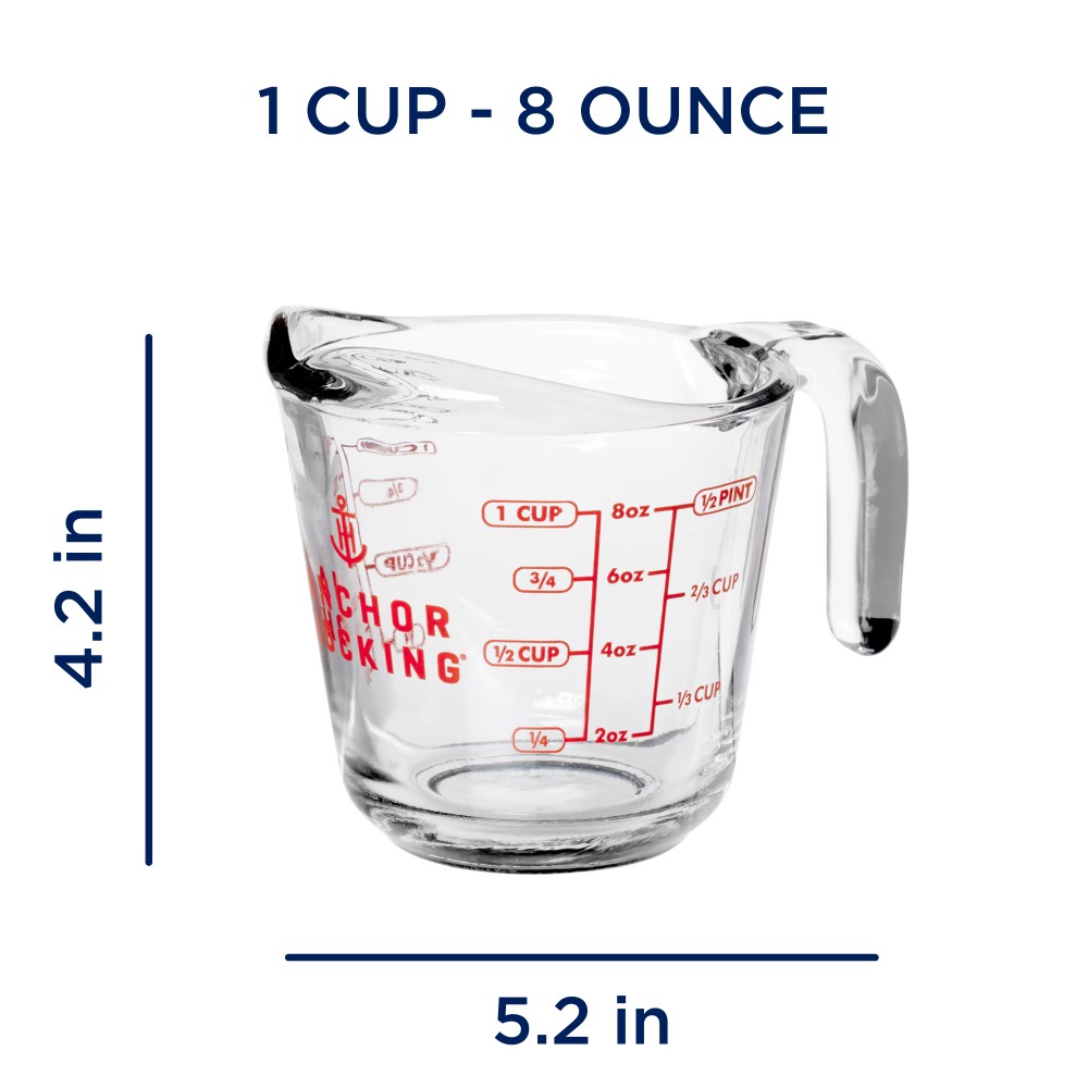 ชุดถ้วยตวงแก้ว 2 ชิ้น พร้อมด้า - Kitchen Baking Set บทวิจารณ์และราคา