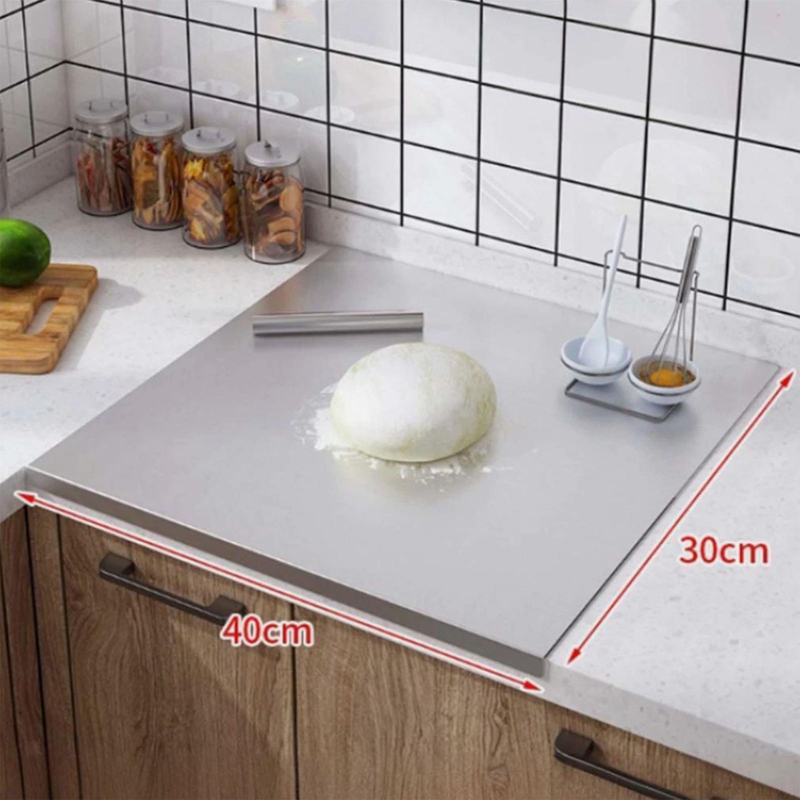 เขียงสแตนเลสแบบไม่ติดกระทะสองด - Kitchen Tools For Baking บทวิจารณ์และราคา