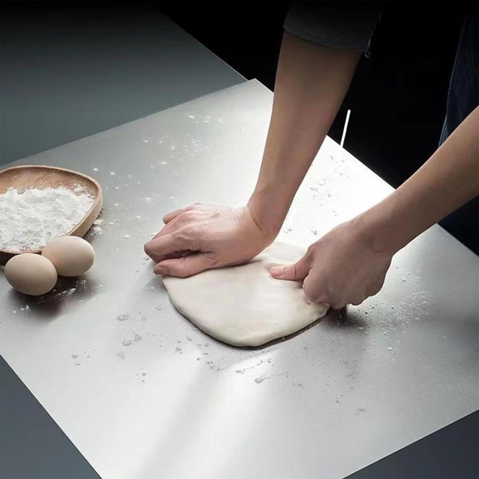เขียงสแตนเลสแบบไม่ติดกระทะสองด - Kitchen Tools For Baking บทวิจารณ์และราคา