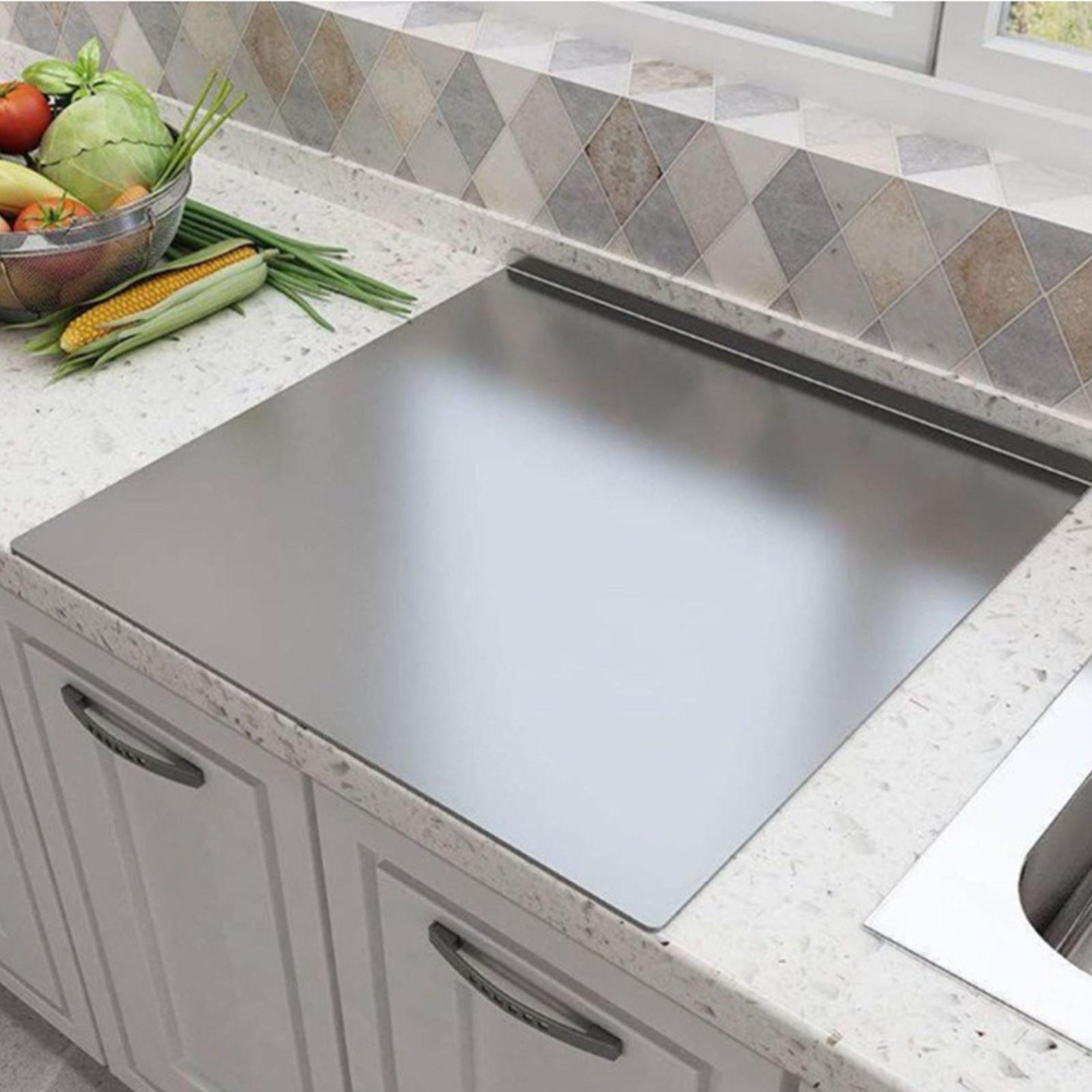 เขียงสแตนเลสแบบไม่ติดกระทะสองด - Kitchen Tools For Baking บทวิจารณ์และราคา