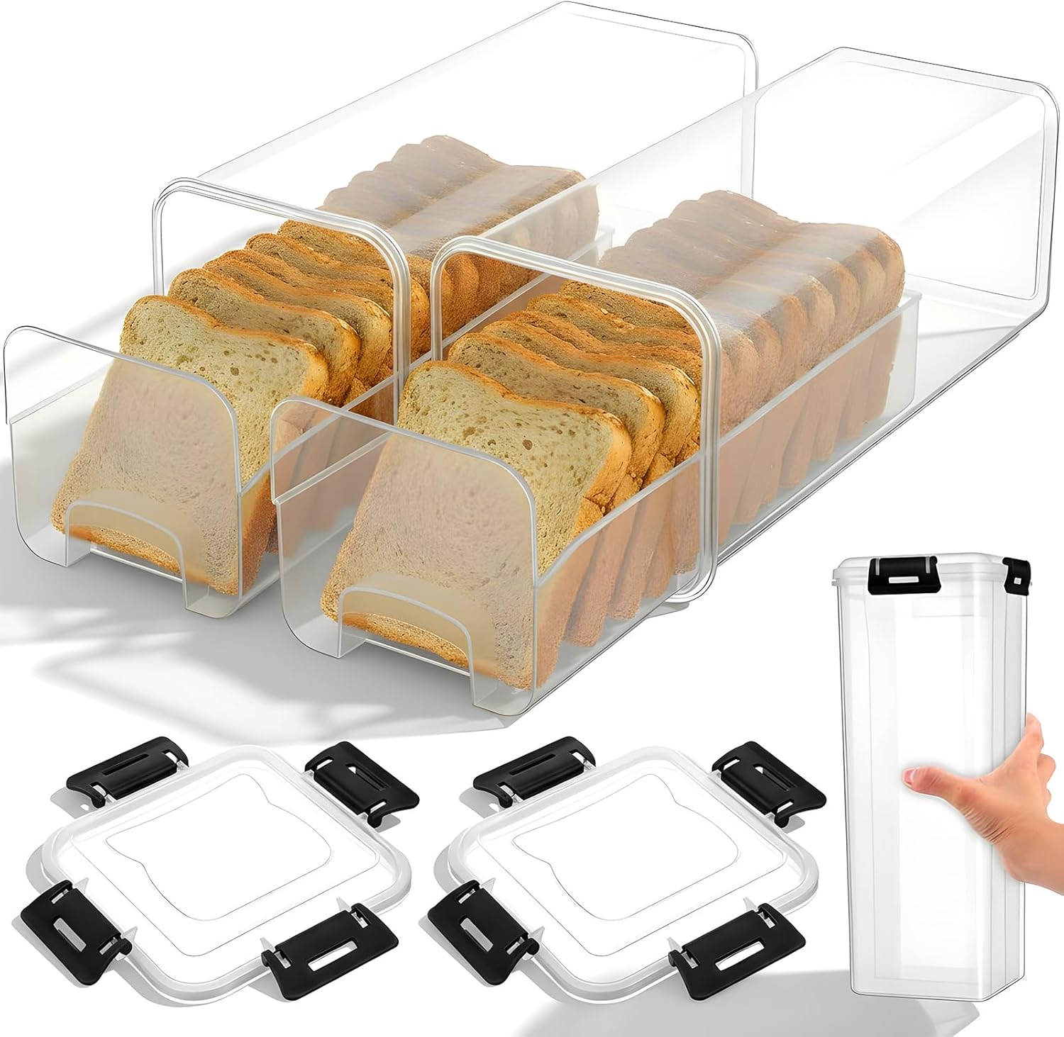 กล่องเก็บขนมปังพร้อมฝาปิดกันอา - Kitchen Baking Tray บทวิจารณ์และราคา
