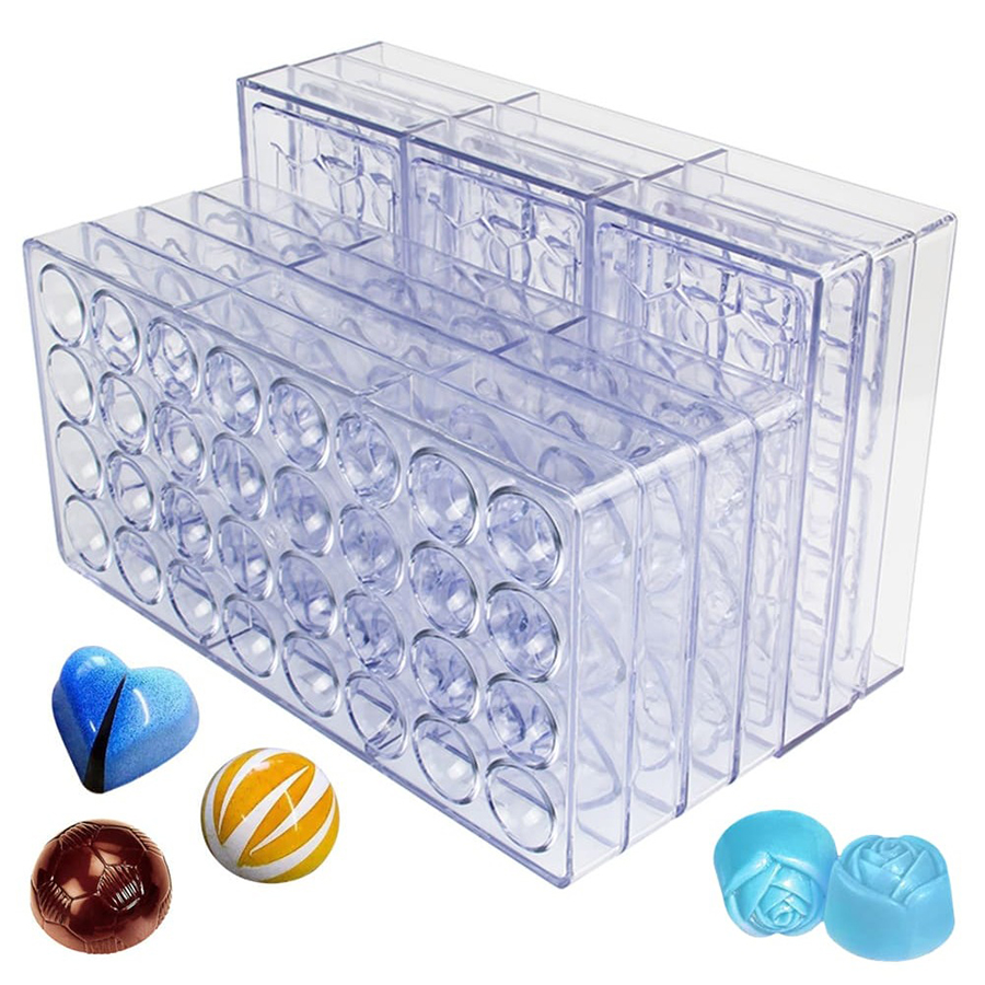 24 รูปแบบพลาสติกแม่พิมพ์ช็อกโก - Kitchen Appliances For Baking บทวิจารณ์และราคา