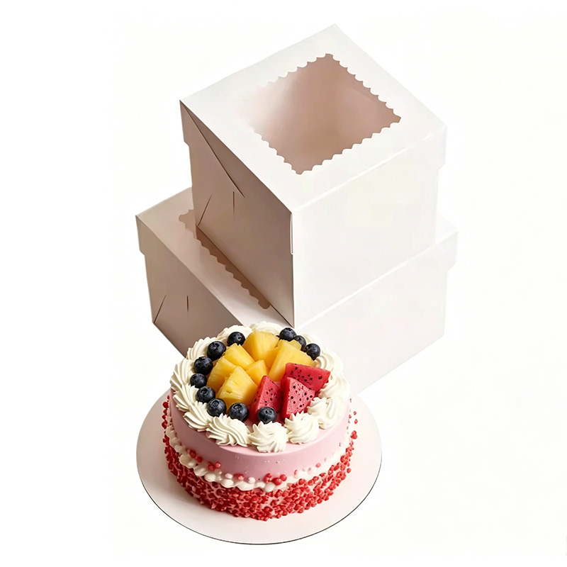 2/4/6PCS กล่องเบเกอรี่สีขาวพร้ - Kitchen Tools For Baking บทวิจารณ์และราคา