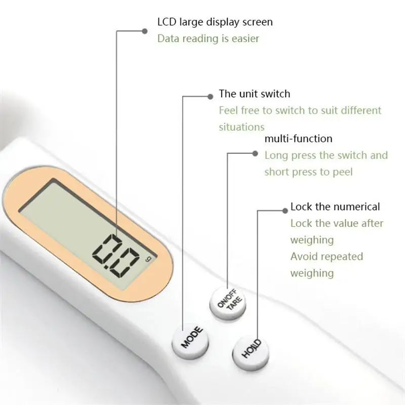 LCD การวัดแบบดิจิตอลช้อนชั่งน้ - Baking Powder Kitchen บทวิจารณ์และราคา