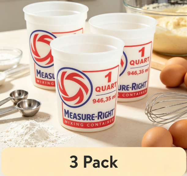 ภาชนะผสมพลาสติกทรงกลม 1 ควอร์ต - Kitchen Baking Set บทวิจารณ์และราคา