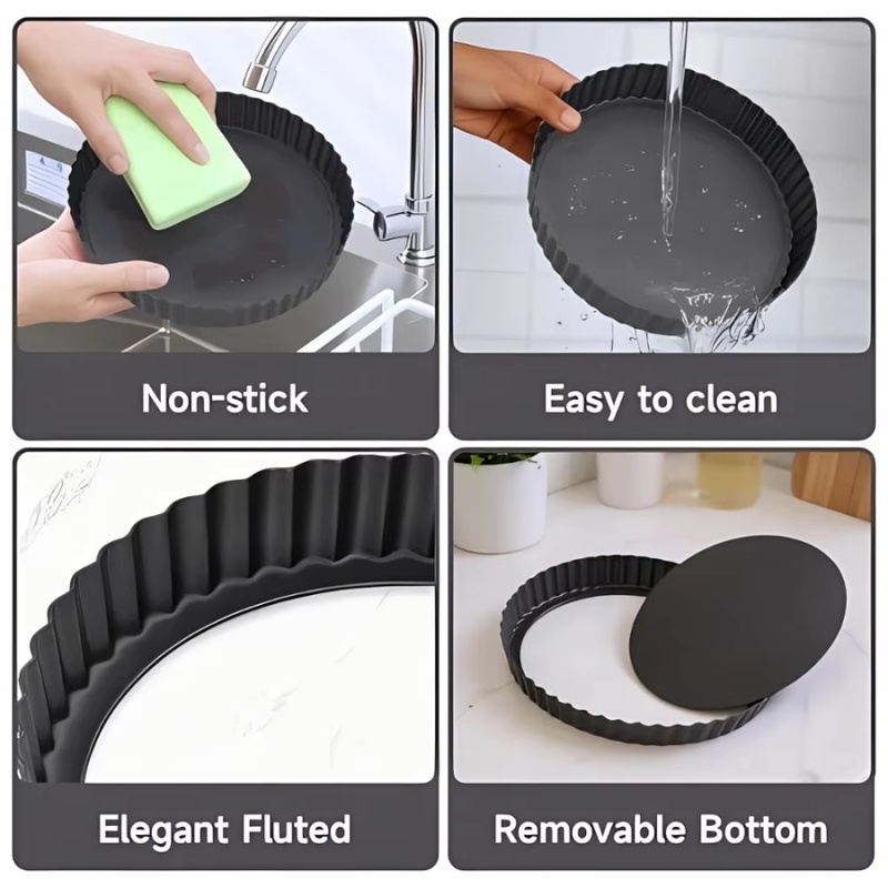 ถาดอบเค้กแบบถอดก้นได้ 1 ชิ้น ข - Kitchen Appliances For Baking บทวิจารณ์และราคา