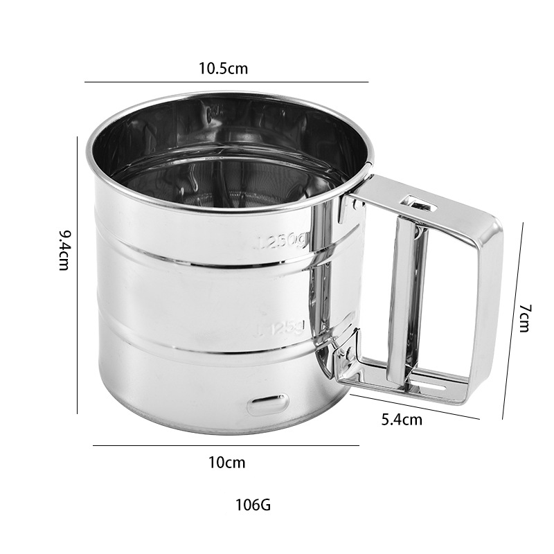 ตะแกรงร่อนแป้งสแตนเลส 1 ชิ้นพร - Baking Powder Kitchen บทวิจารณ์และราคา